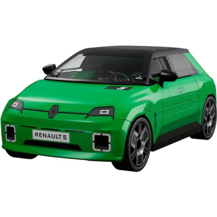 COBI Renault 5 e-tech, Modellfahrzeug aus Bausteinen, grün