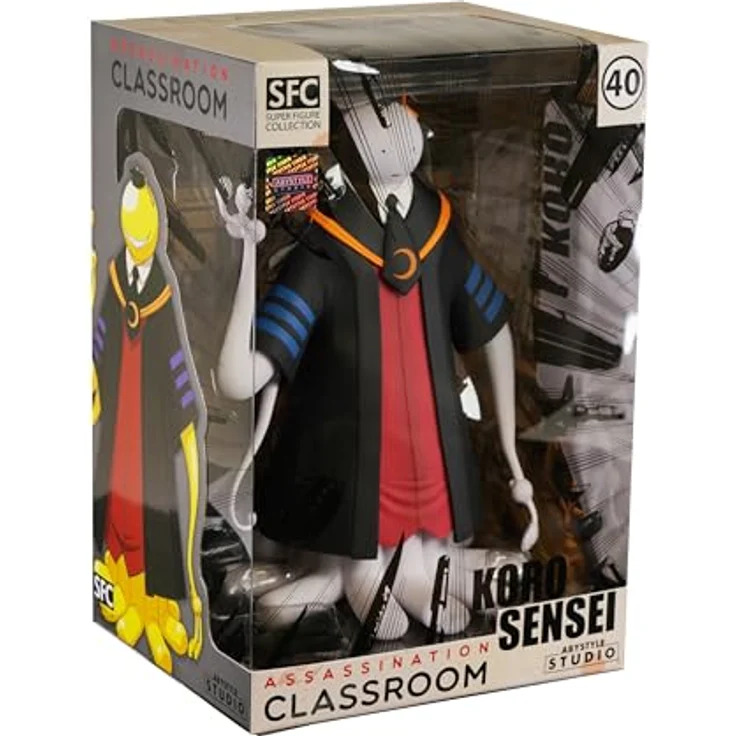 ABYstyle Studio - Assassination Classroom Figur Koro Sensei Weiß, PVC-Figur aus der SFC-Serie, 20 cm, Klassenzimmer-Stil – Bild 1