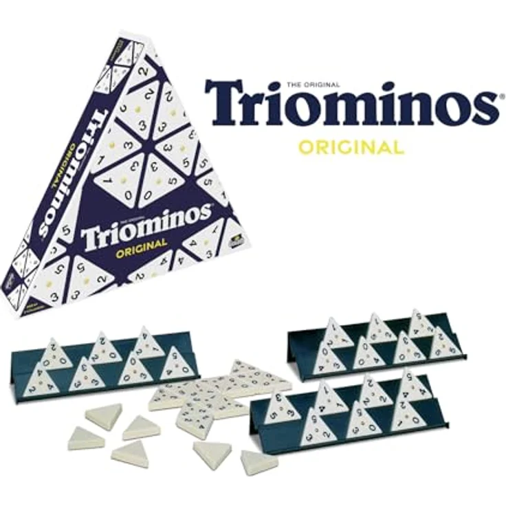 Goliath Triominos Original, Legespiel mit dreieckigen Spielsteinen für strategisches Kombinieren, ab 6 Jahren – Bild 2