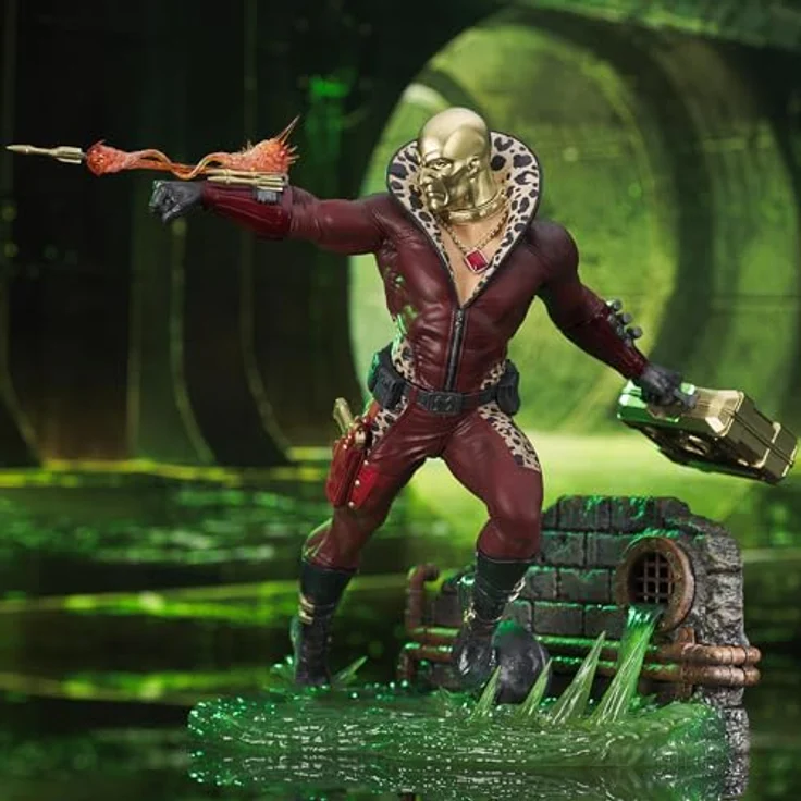 Diamond Select G.I. Joe: A Real American Hero Gallery PVC Statue Destro Profit Director Previews Exclusive, 25 cm, detailreiche Skulptur mit Leopardenmuster-Besatz, limitiert auf 3.000 Stück – Bild 5