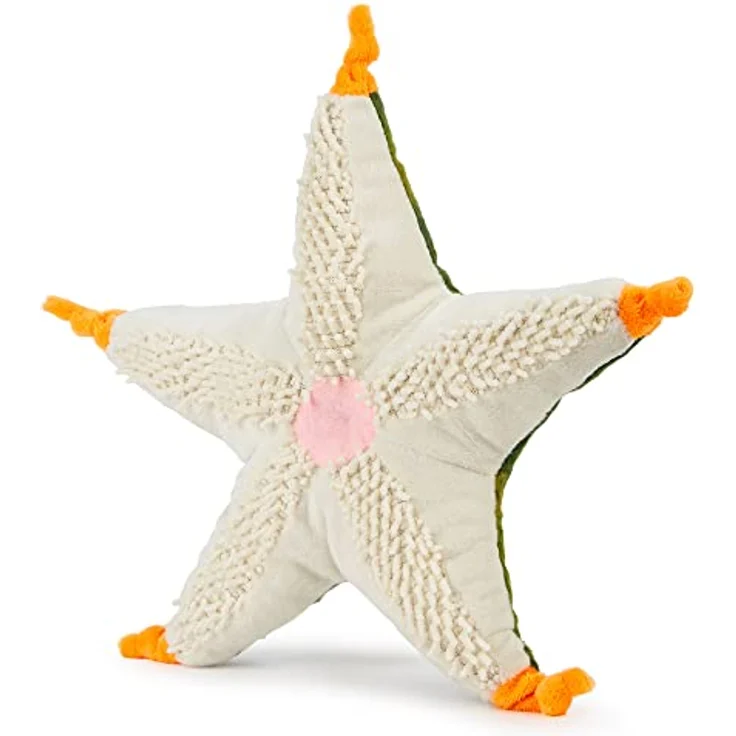 Zappi Co Nobbly-Seestern Plüschtier, grüner und orangefarbener, weich gefüllt, 23-25 cm, Kuscheltier für Neugeborene und kleine Kinder – Bild 5