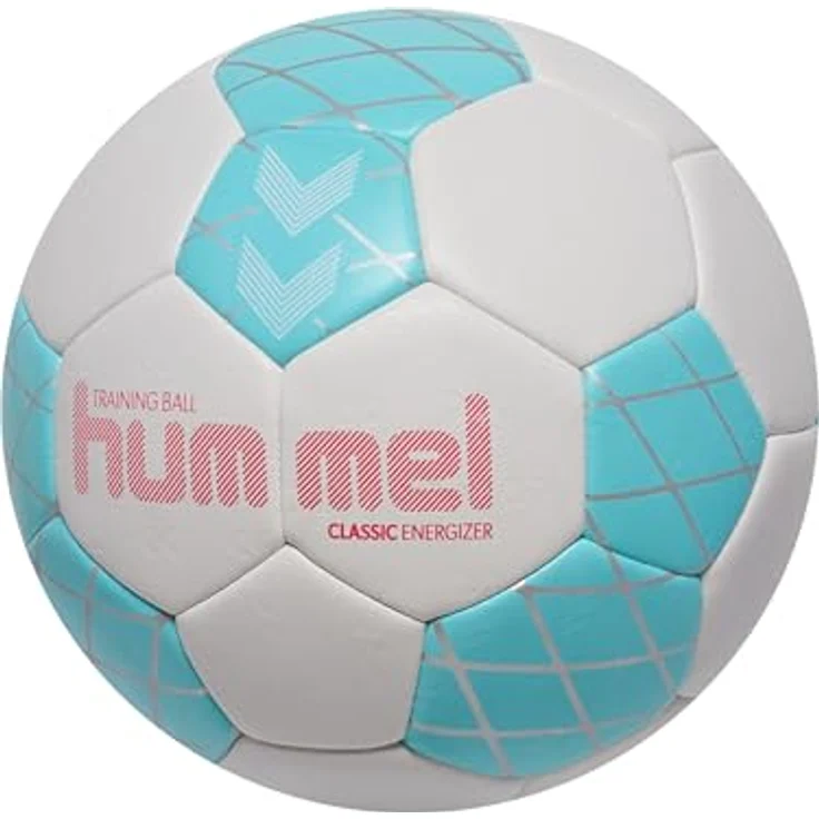 hummel Handball Hmlclassic Erwachsene Größe, Hochleistungsschale (PU), special soft foam (TPE), maschinell genäht, aufgeblasene Blase, geeignet für Resin, Blau – Bild 1