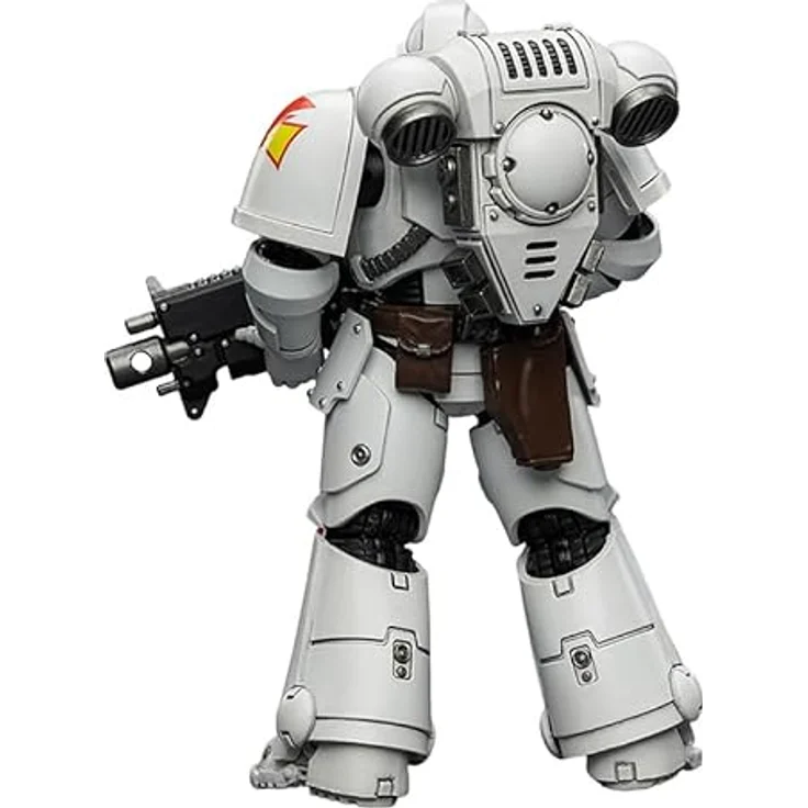 Joy Toy Warhammer White Scars Intercessor Figur, 12 cm, beweglich mit Bolzengewehr und Kettenschwert – Bild 2