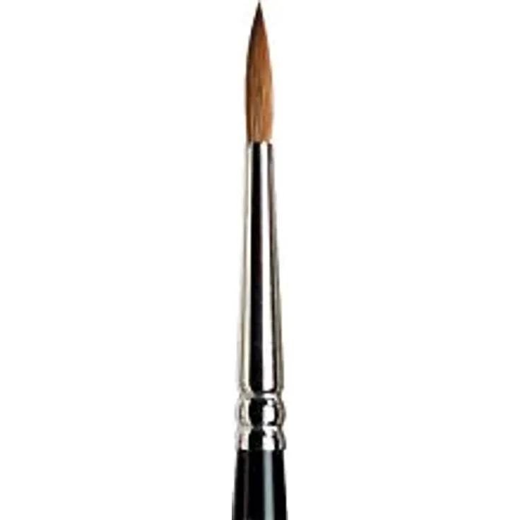Winsor & Newton 5007003 Serie 7 Aquarellpinsel, Kolinski Rund-Pinsel Nr. 3 - 2,6 mm, Qualität von Handarbeit