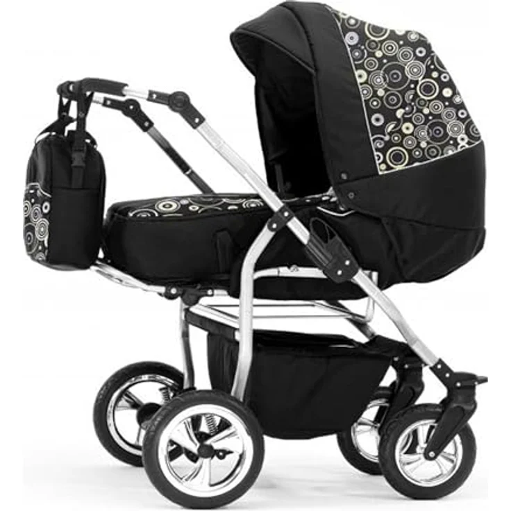 Elcar Zwillingskinderwagen 4 in 1 Duo inkl. Autositze - 13 Teile - in 20 Farben – Bild 2