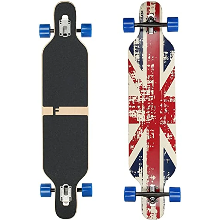 FunTomia Flex1 bis 122kg - Camber Longboard (England - Ahornholz) – Bild 1