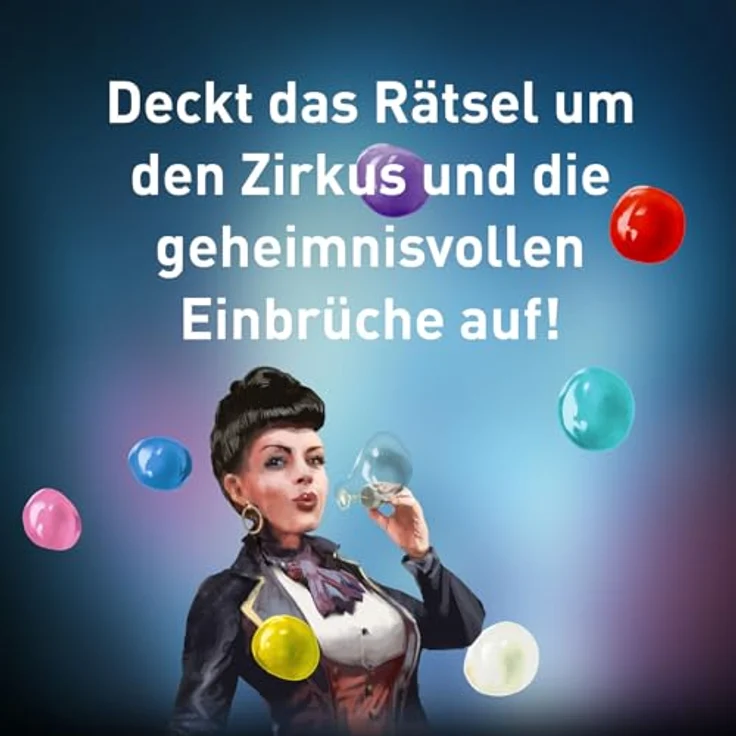 KOSMOS EXIT® - Das Spiel: Die letzte Vorstellung, Escape Room-Spiel für 1-4 Spieler ab 12 Jahren, Teamarbeit und Abenteuer im Zirkus-Setting – Bild 4
