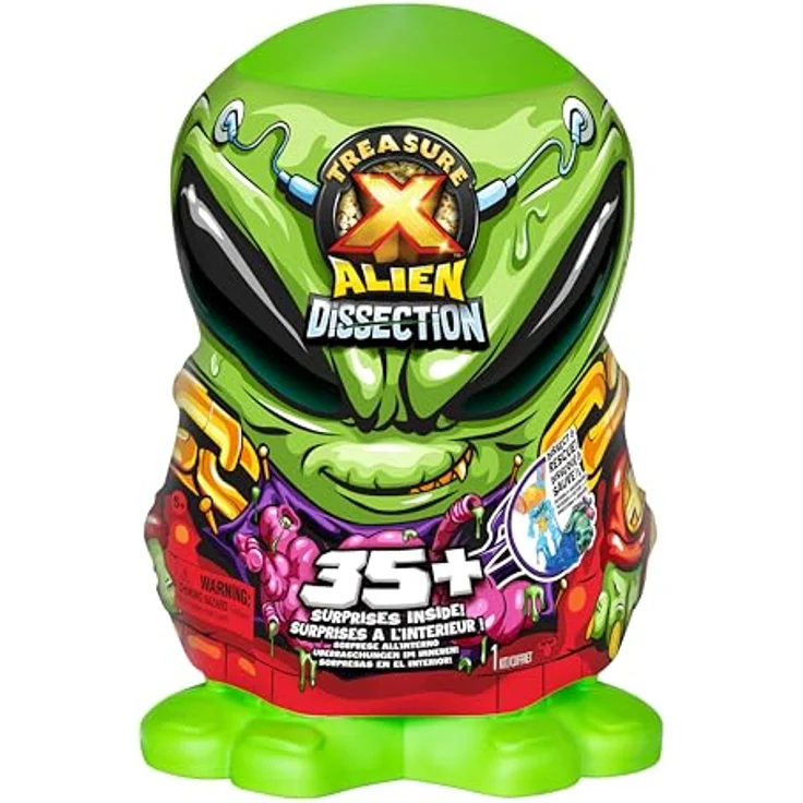 TREASURE X Mega Alien Dissection Spielset, 30 cm groß mit über 35 Überraschungen und kombinierbaren Alien-Figuren – Bild 1