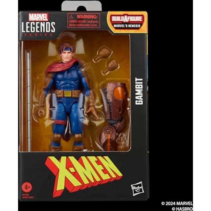 Marvel Legends Series Gambit Action-Figur, 15 cm mit 3 Accessoires und Beweglichkeit für Sammler, Age of Apocalypse Edition – Bild 2