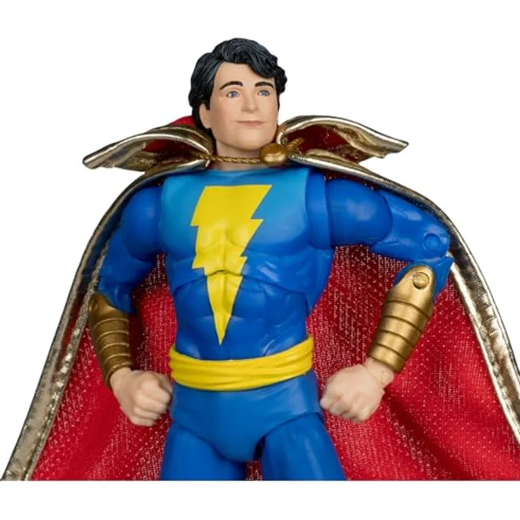 McFarlane Toys DC Multiverse Shazam! Freddy Freeman, 17,8 cm Actionfigur mit 22 beweglichen Teilen, 8 zusätzlichen Händen und Sammelkarte, Collector Edition #55 – Bild 3