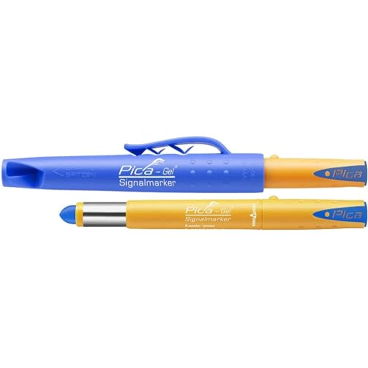 Pica Marker 8082/SB, Hoch-permanenter Gel Signalmarker mit variabler Strichbreite, ideal für glatte und raue Materialien – Bild 1