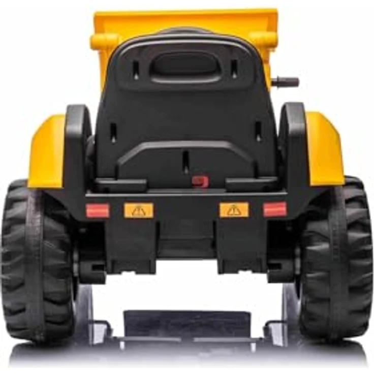 Beneo Lizensierter Caterpillar Elektrobagger, gelb, mit Schwenklöffel, Einzelsitz, USB-Anschluss, 2 x 30W Motoren und Lithiumbatterie – Bild 8