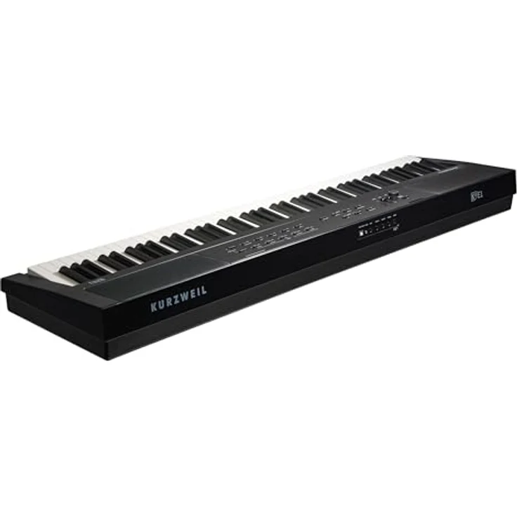Kurzweil KA E1, Stagepiano mit 88 Hammeraction-Tasten, 128-stimmiger Polyphonie und eingebauten Lautsprechern, Schwarz – Bild 5