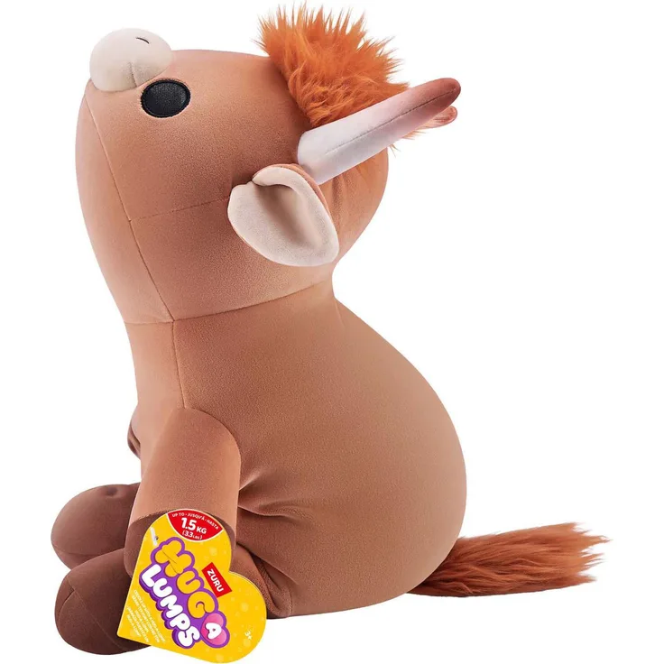Zuru Hug-A-Lumps Highlander, beschwertes Plüsch Kuscheltier 1,5 kg, soft und charmant