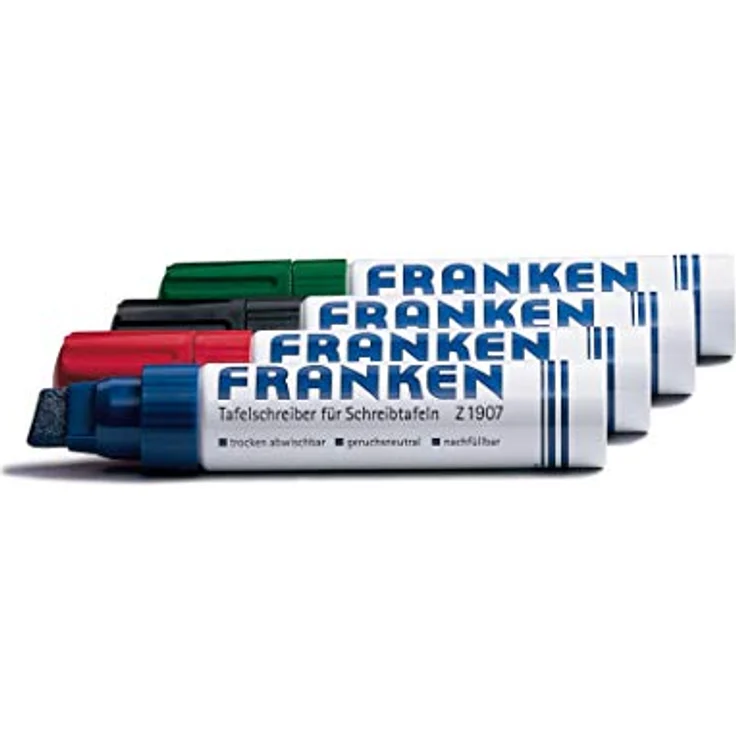 Franken, Marker, Jumbo-Marker nachfüllbar (Weiss, 12 mm) – Bild 2