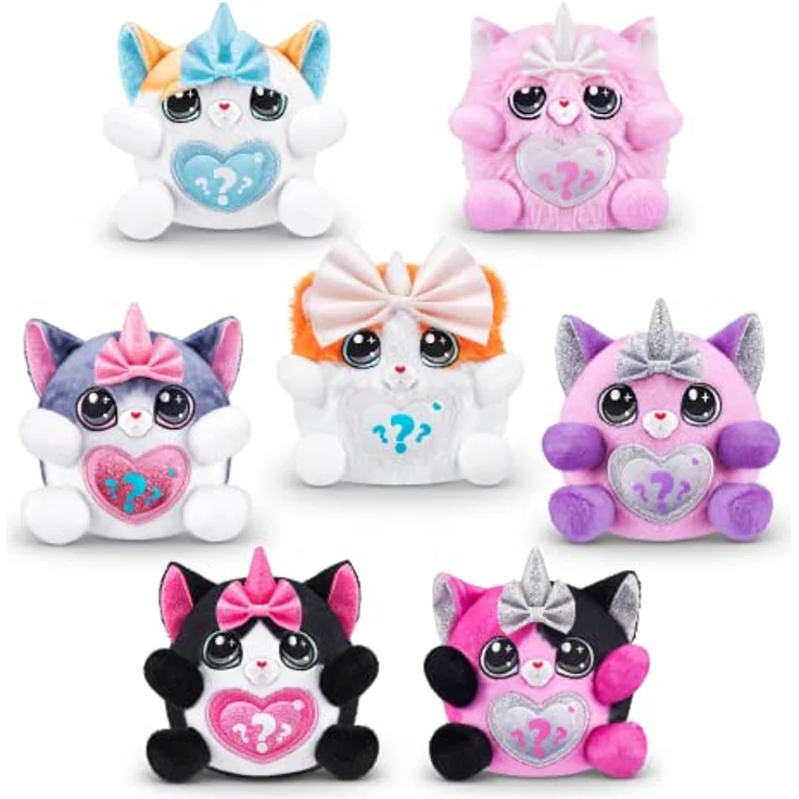 Rainbocorns Kittycorn Surprise Serie 2, Lucky Schwarze Katze, von ZURU, Kuscheltier (Schwarze Katze) – Bild 3