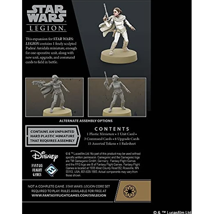 Atomic Mass Games, Star Wars Legion: Galactic Republic Expansions: Padme Amidala Operative, Unit Expansion, Miniatures Game, Ages 14+, 2 Players, 90 Minutes Playing Time – Bild 3