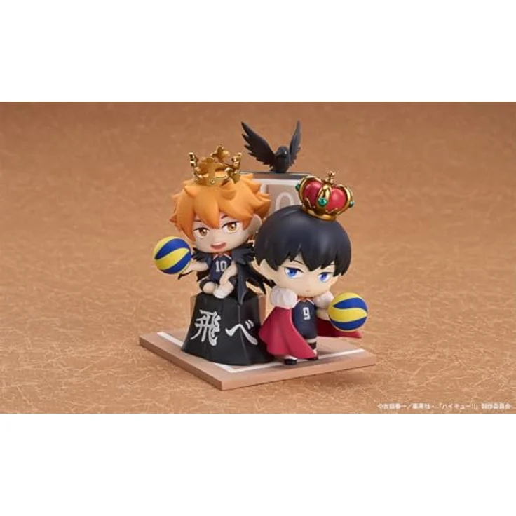 Good Smile Company Haikyu!! Minifiguren Qset 2er-Pack Shoyo Hinata & Tobio Kageyama, PVC, 11 cm, detailreich – Bild 2