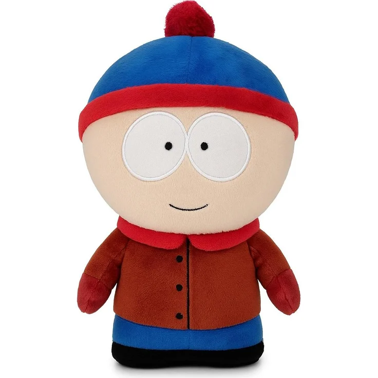 Play by Play South Park Plüschfigur Stan, 23 cm, rote Jacke, blaue Mütze, offizielles Sammlermodell