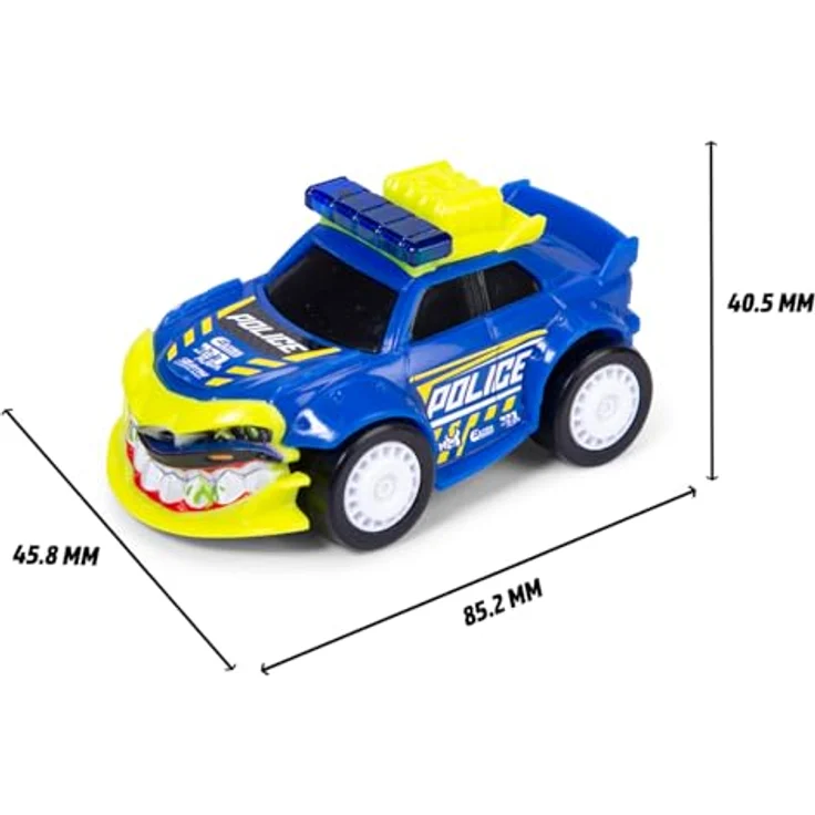 Dickie Toys Motor Mutants Überraschungsei, Überraschungsauto zum Zusammenbauen für Kinder ab 3 Jahren, inkl. 20 g Schleim, mehrfarbig, 1 von 10 Mutanten-Autos möglich, Oster-Überraschung – Bild 4