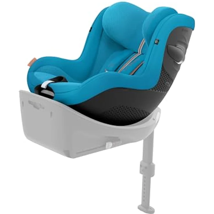 Cybex Sirona G I-Size Plus Reboard Kindersitz für Kinder von 61 cm bis 105 cm, Beach Blue – Bild 1