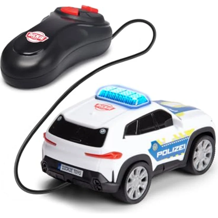 Dickie Toys BMW XM Police Racer 1:36, ferngesteuertes Polizeiauto mit Kabel Fernsteuerung, Lichtfunktion und Try Me, für Kinder ab 3 Jahren – Bild 2