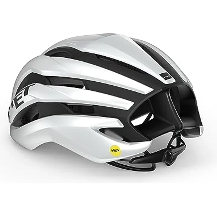 MET Trenta MIPS Helmet, White/Black, Kinderfahrradhelm mit Mips-C2-Sicherheitssystem, S / 52-56cm – Bild 4