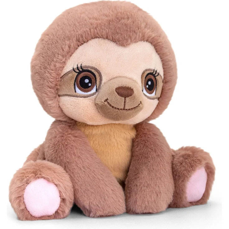 Keel Toys Pluche - Luiaard - 16 CM, Kuscheltier aus hochwertigem Polyester, 16 cm, braun – Bild 1