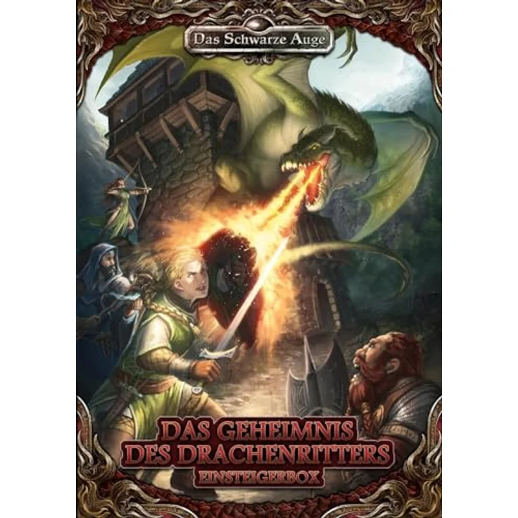 Ulisses Spiele DSA - Das Geheimnis des Drachenritters: DSA Einsteigerbox, Taschenbuch, 28 Seiten, Deutsch, für Einsteiger im Rollenspiel – Bild 2