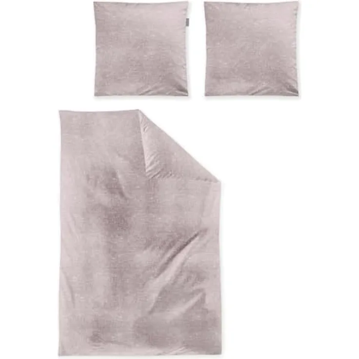 Irisette Edel-Feinbiber Bettwäsche Koala 8544 rosa, kuschelig weich mit Qualitätsreißverschluss