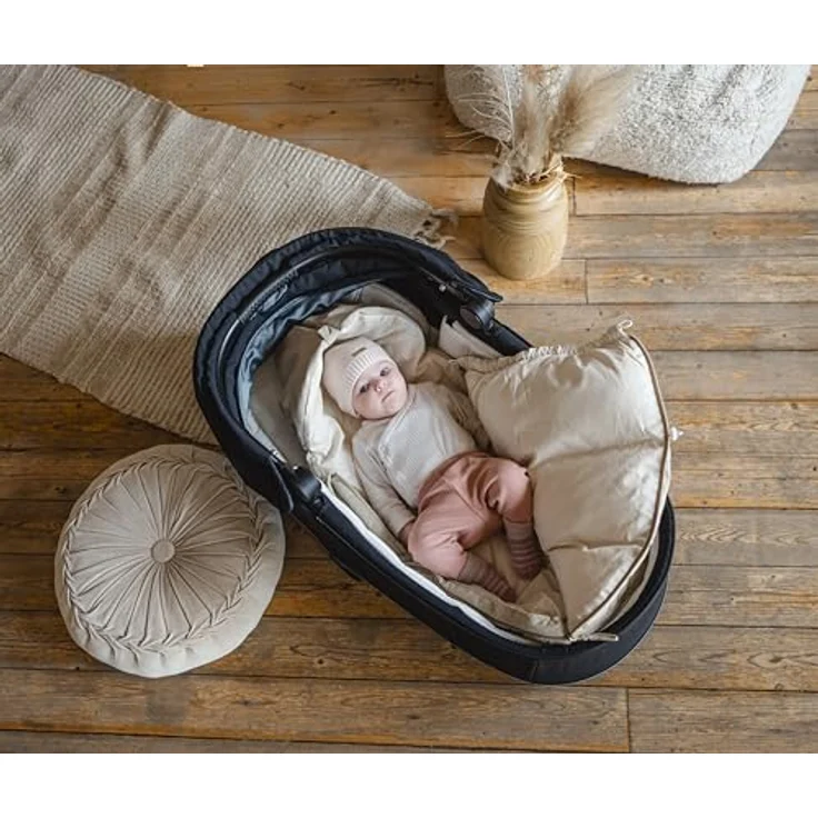 Kaiser 65360 LITTLE DOWWNY, Daunen Babyschalen Fußsack (sand) – Bild 2