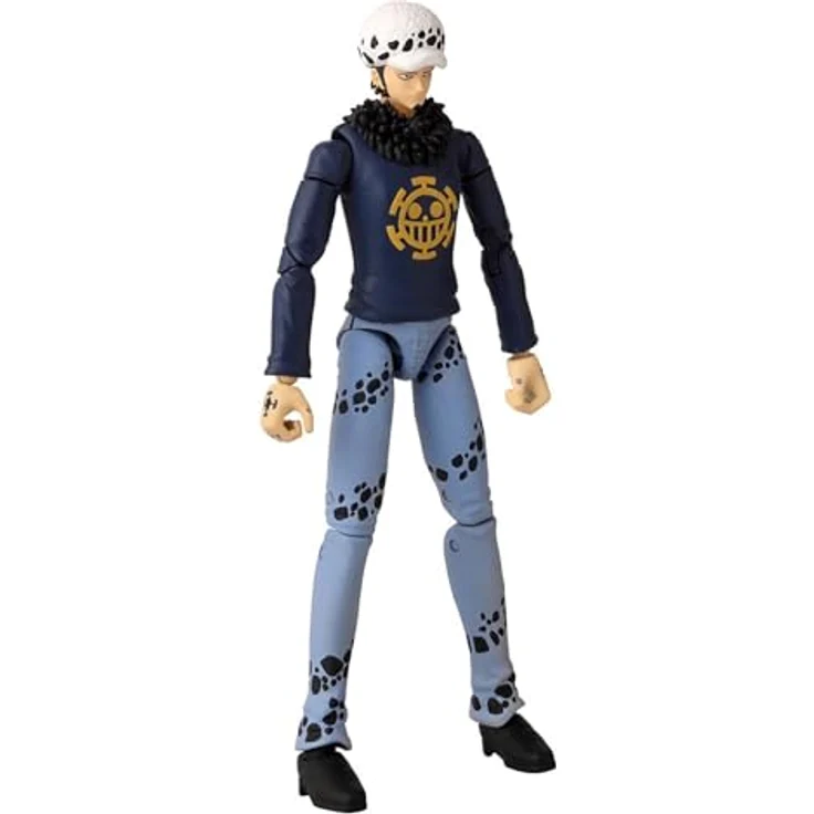 BANDAI Anime Heroes One Piece Trafalgar Law Figur, 17 cm, Gelenkfigur mit Zubehör und 16 Gelenkpunkten, offizielle Lizenz für Kinder ab 4 Jahren – Bild 4