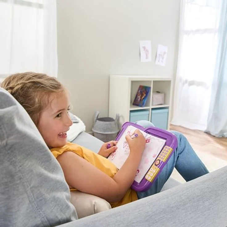 VTech Unicorn Academy - Magisches Tagebuch, interaktives Lernspiel mit 5 Spielmodi, integriertes Mikrofon und Passwortschutz, Deutsch – Bild 6