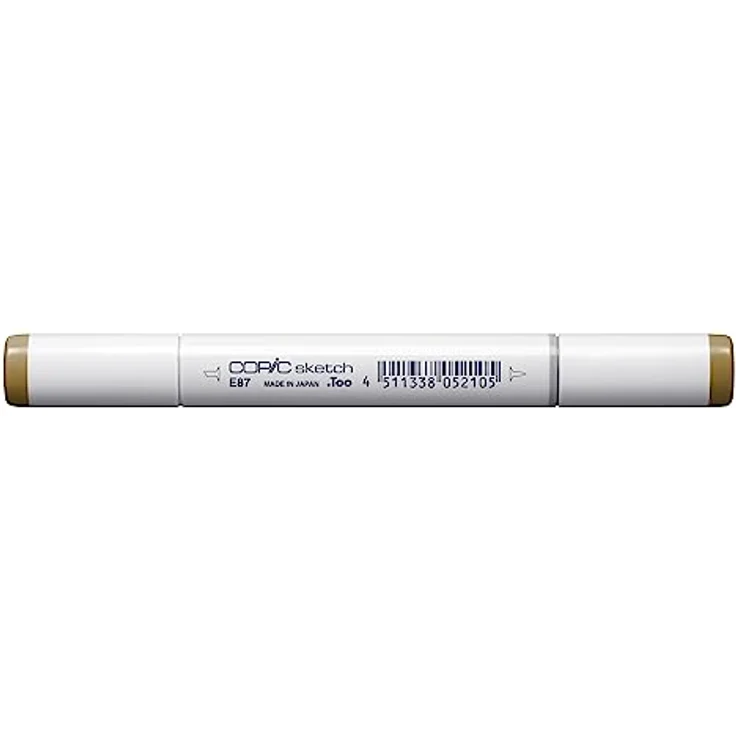 Copic COPIC Sketch Marker Typ E - 87, Fig, professioneller Pinselmarker mit Super-Brush- und Medium-Broad-Spitze, schnelltrocknend und nachfüllbar – Bild 1