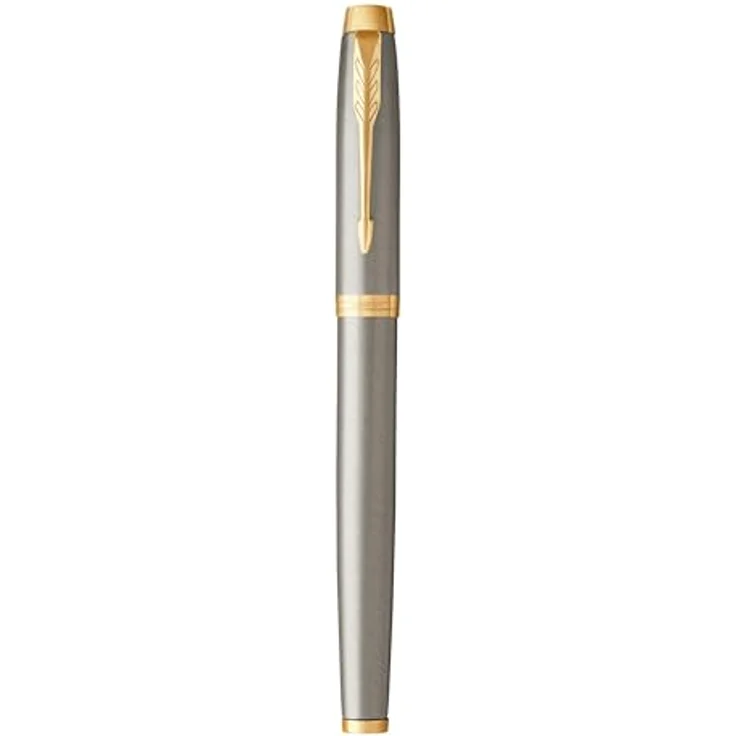 Parker Pen IM Brushed Metal G.C., hochwertiger Schreibstift mit Edelstahlfeder, Silber – Bild 4