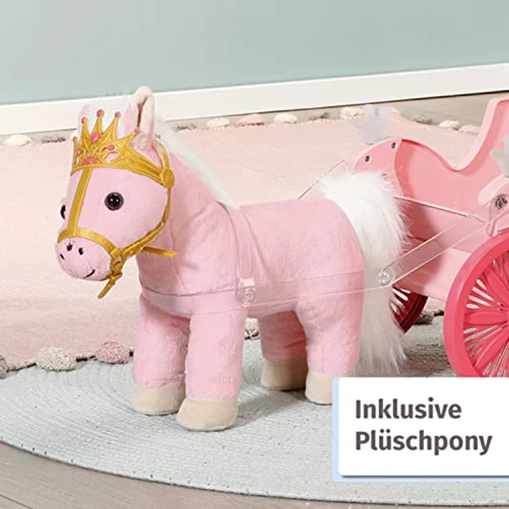 Baby Annabell Little Sweet Carriage & Pony Puppenwagen 1 Jahr Batterien erforderlich – Bild 7