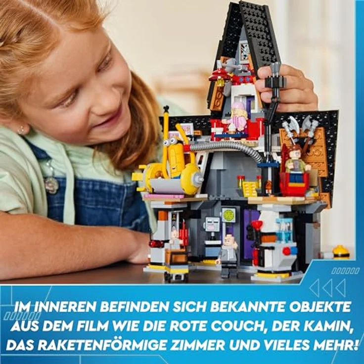 LEGO® Konstruktionsspielsteine Familienvilla von Gru und den Minions (75583), LEGO Despicable Me, (868 St), Made in Europe - Preisvergleich – Bild 3