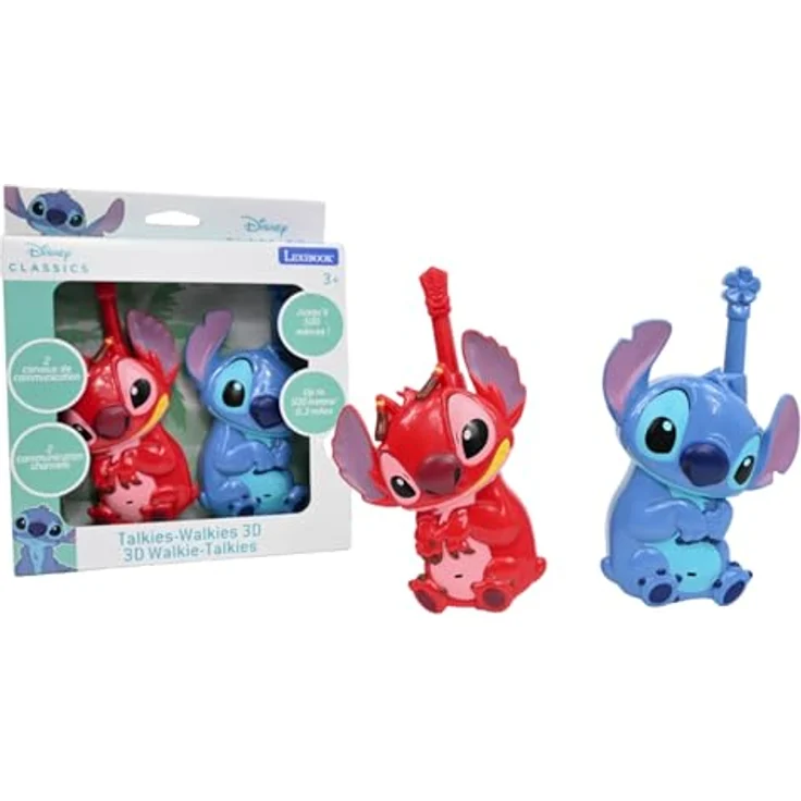 Lilo & Stitch Walkie Talkie, 3D-Design für Kinder, ideale Kommunikation für Abenteuer im Freien und Indoor – Bild 1