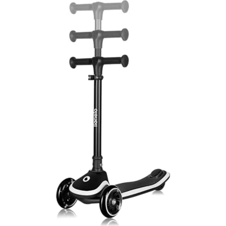 lionelo Dreiradscooter MEY, LED-Deck, faltbare Lenkstange, Tragegriff, bis 50 kg, für Kinder ab 3 Jahren – Bild 3