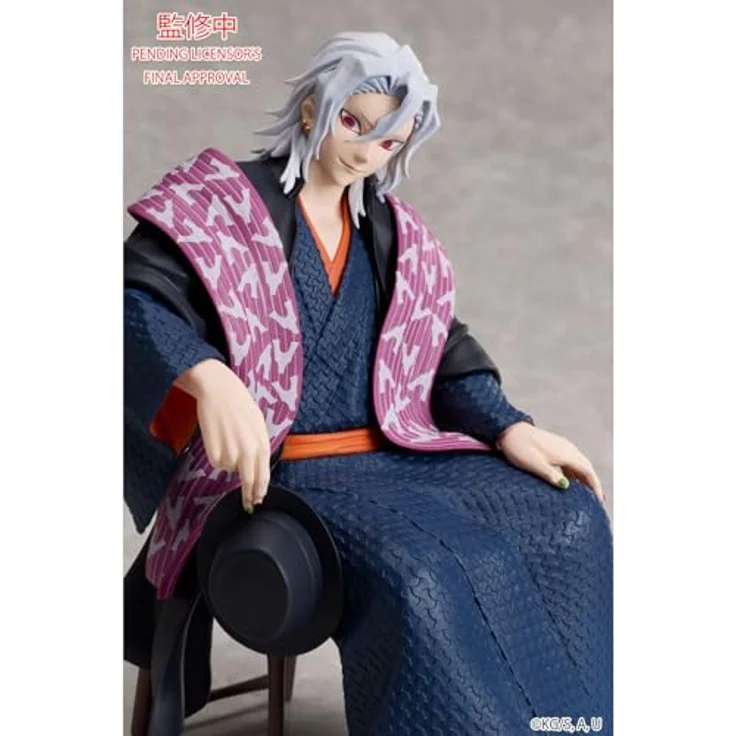 Aniplex Demon Slayer Kimetsu no Yaiba - Tengen Uzui Non-Scale-Figur, Sammelfigur aus der beliebten Anime-Serie mit Original-Illustrationen von ufotable – Bild 5