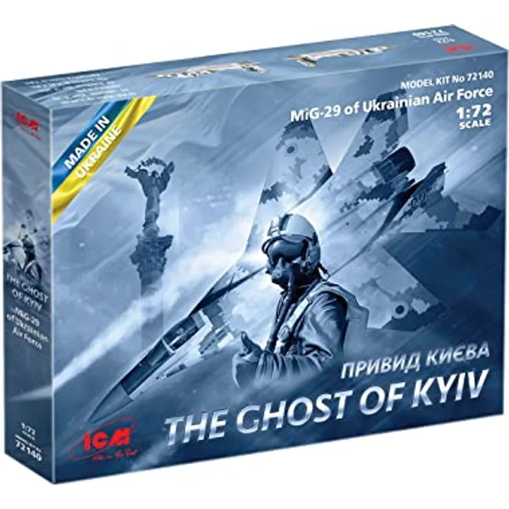ICM 72140-1/72 MIG-29 der ukrainischen Luftwaffe - Der Geist von Kyiv - Plastikmodellbausatz