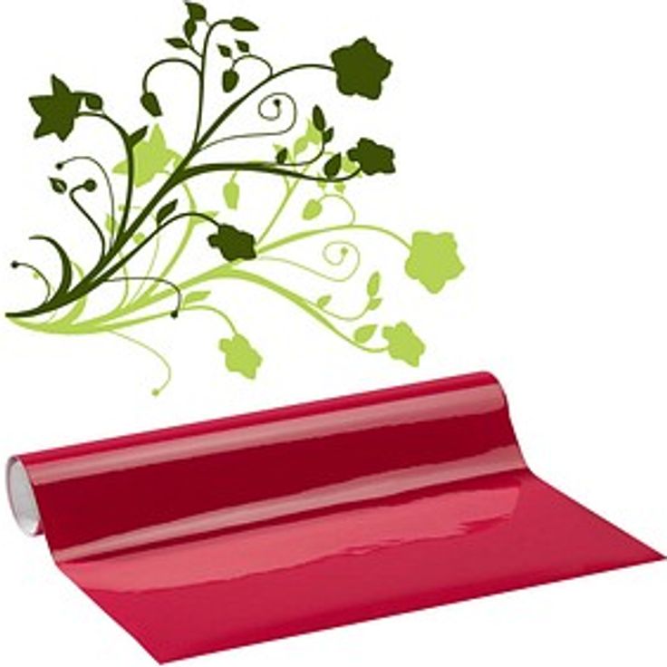 plottiX Vinylfolie permanent pink 31,5 cm x 1,0 m, hochglänzende, stark haftende PVC-Folie für Innen- und Außenbereich