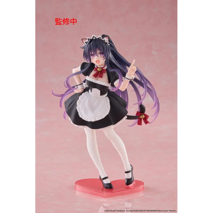 Taito Prize - Date A Live V Coreful Tohka Yatogami Cat Ear Maid Ver. 18 cm, detailreiche PVC Sammelfigur