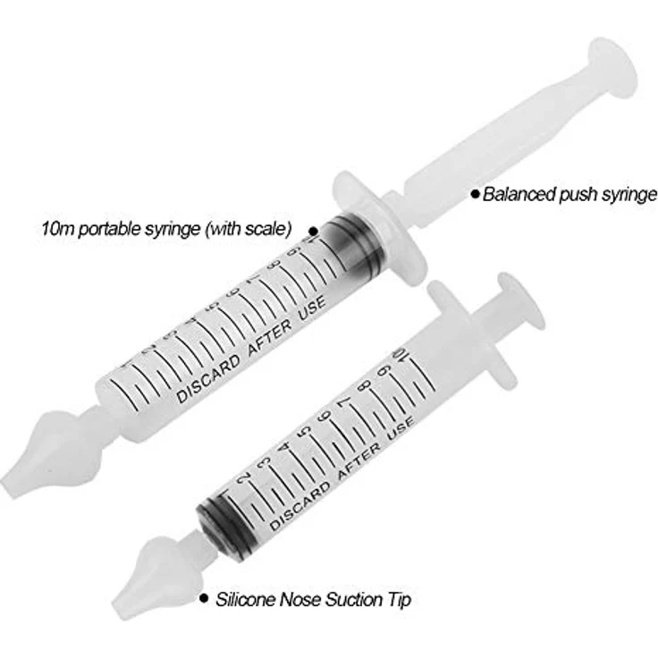 Nasen-Reinigungssystem, professionell, für Babys, Nasen-Reiniger, tragbar, schnelles Spülen, natürliche Entlastung (2 Stück) - Preisvergleich – Bild 8