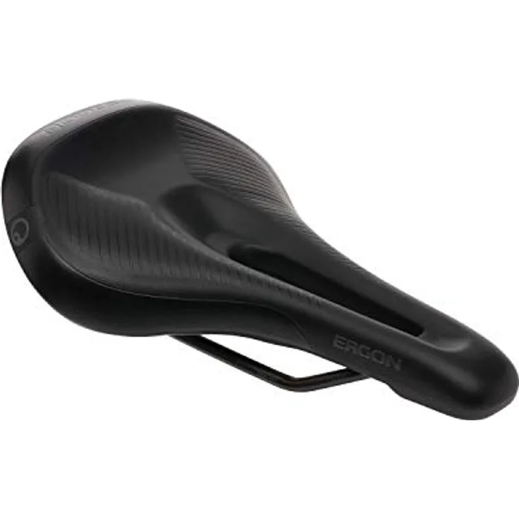 Ergon - SM E Mountain Sport Bicycle Saddle | for MTN Bikes | Frauen | Medium/Large | Stealth Schwarz