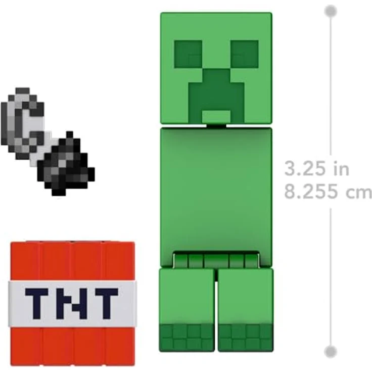 Mattel Minecraft - Biome Builders - 8.25 cm Actionfigur mit beweglichen Gelenken und Zubehör, verschiedene Designs erhältlich – Bild 8