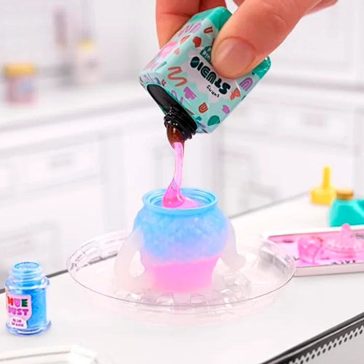 MGA Miniverse Make It Mini Lifestyle PDQ Serie 2A, Sammelfiguren-Set zur individuellen Herstellung von Deko-Objekten und Geschirr, transparent und bunt – Bild 2