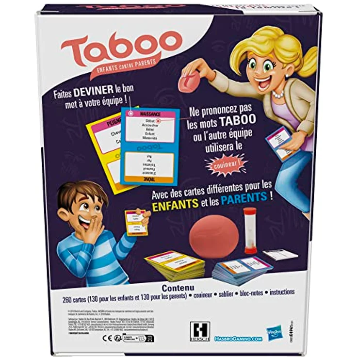 Hasbro E4941101 Tabu Familien Edition - französische Version – Bild 7
