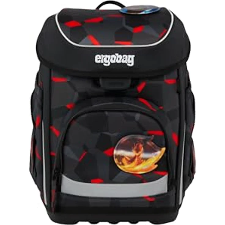 ergobag cubo Set, ergonomischer Schulranzen 5-teilig, individualisierbar, für 1. Klasse, Größe 28 x 40 x 25 cm, aus 27,7 recycelten PET-Flaschen – Bild 3