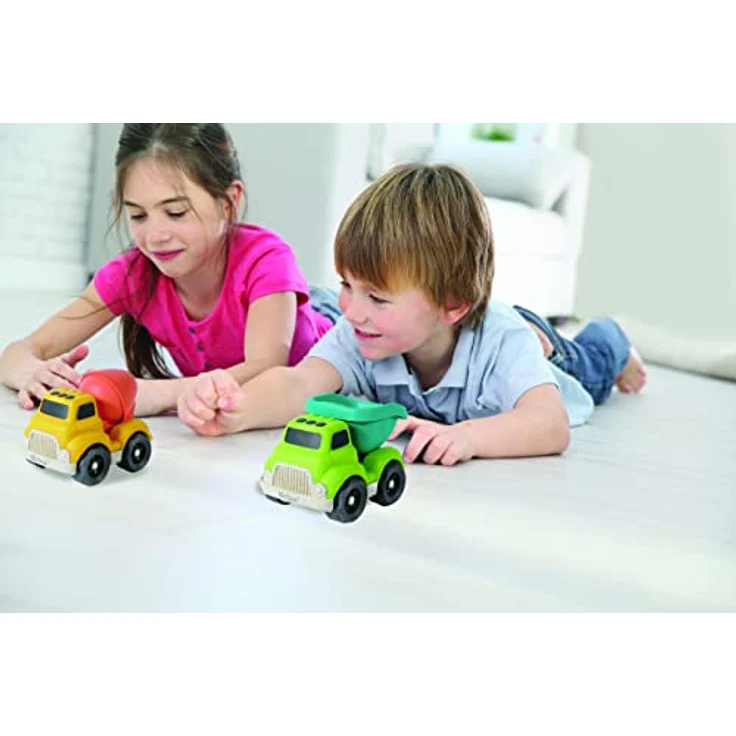 Lexibook® Spielzeug-Krankenwagen Bio-Plastik, 2er Set mit Betonmischer und Kipplaster, für Kinder ab 18 Monaten – Bild 5
